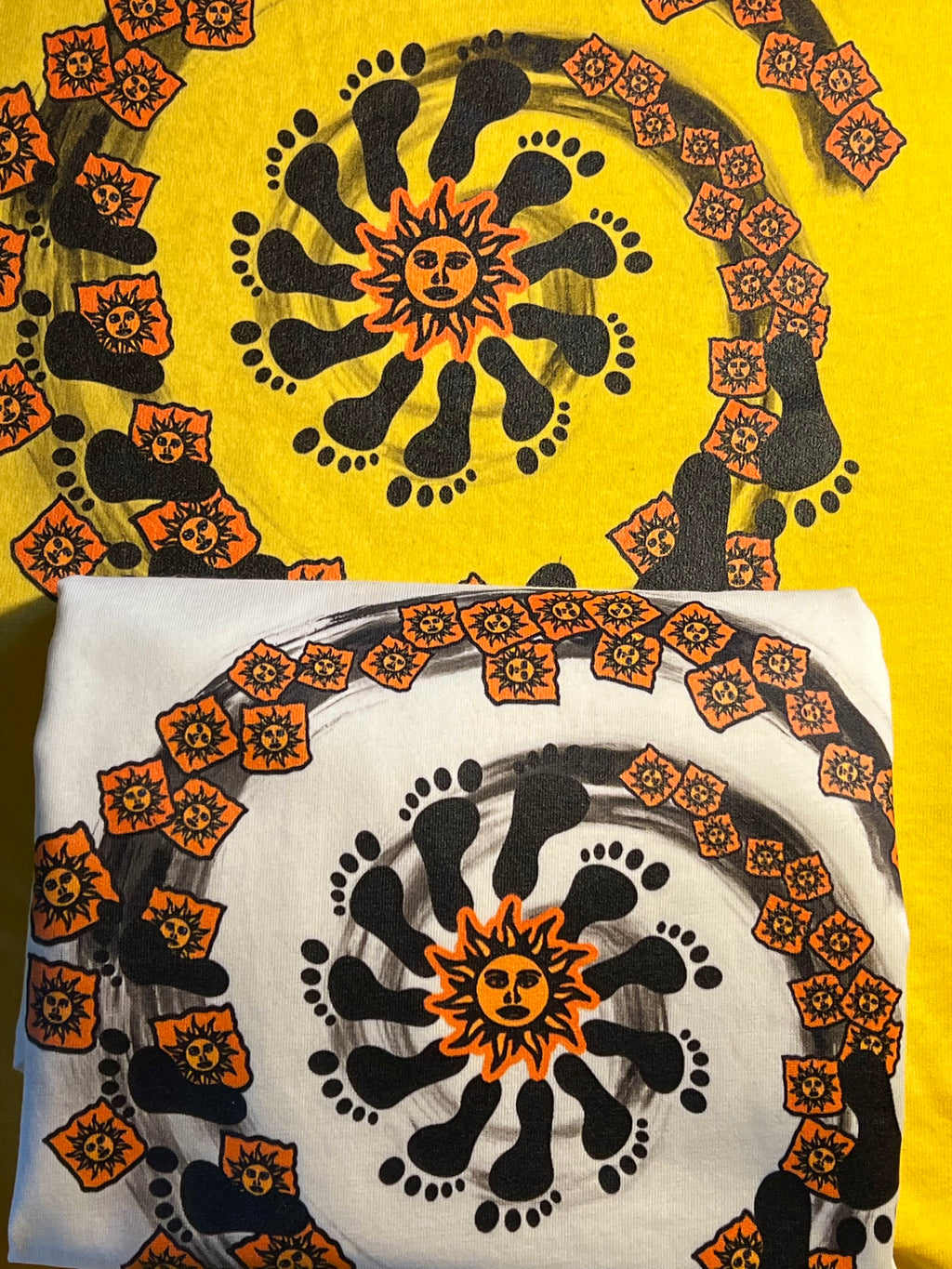 Orange Spunshine Nomadic Spiral (UNISEX TEE