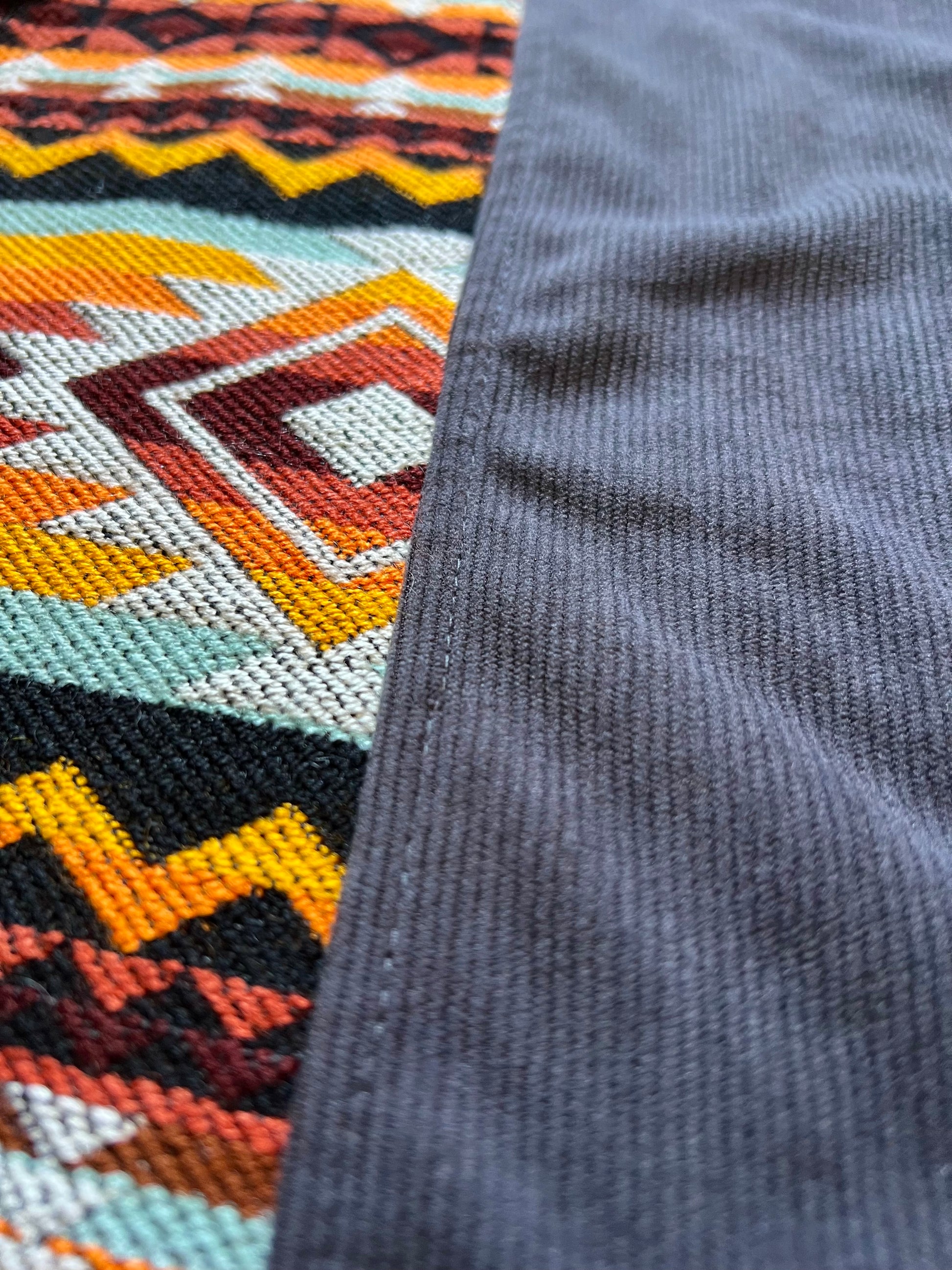 Silly Goat Corduroy+HandWoven Shorts