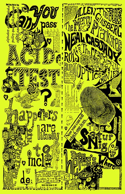 Acid test poster