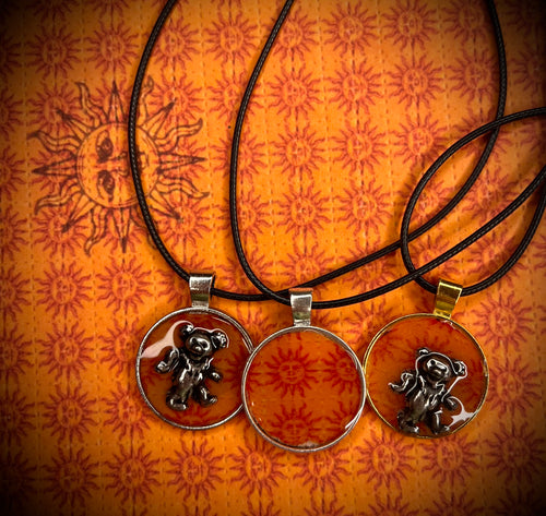 Orange sunshine necklace