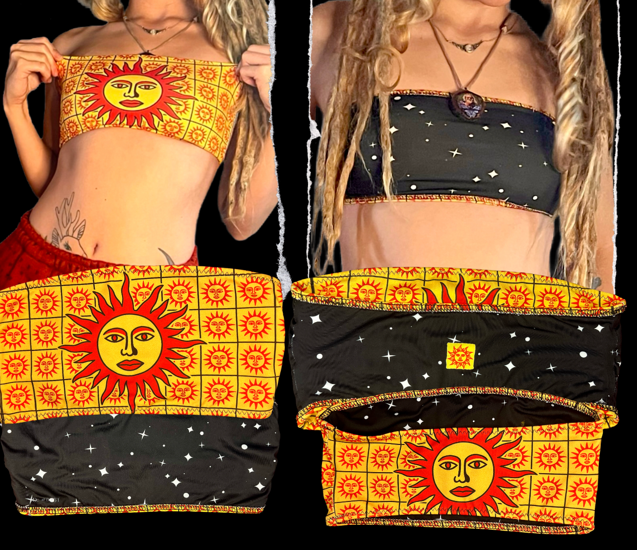 Reversible Bandeau top