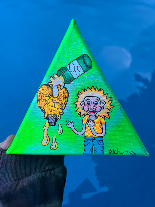 “Here comes Spun-Shine” Original Canvas 1/1