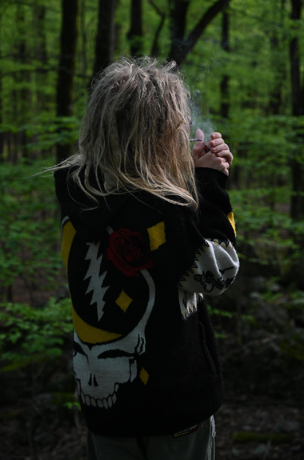 Black SYF alpaca jacket