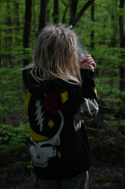 Black SYF alpaca jacket